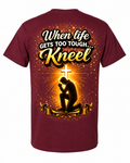 Life too tough..kneel
